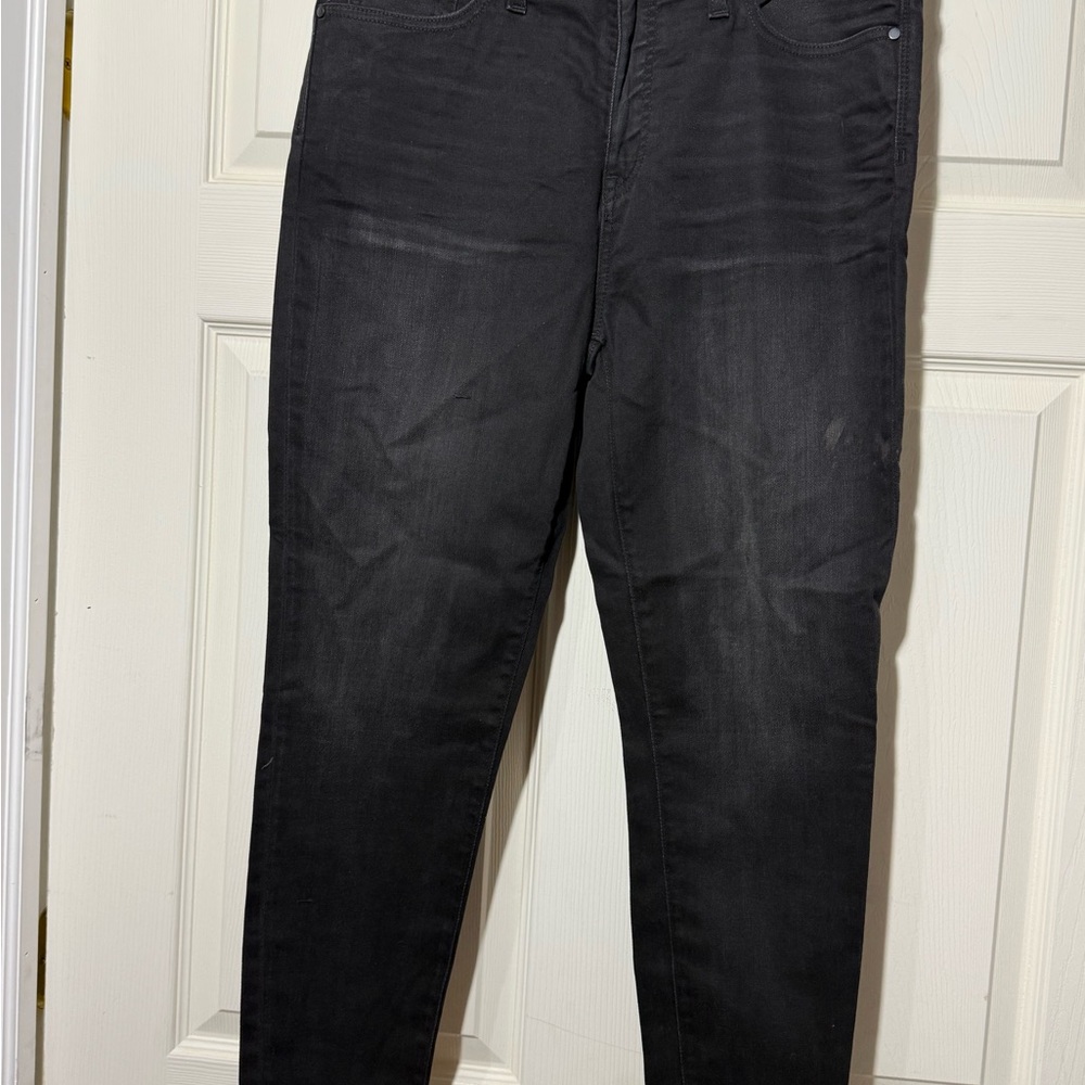 Caslon Women’s Black Wash Skinny Jeans – Size 14
